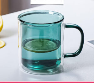 250ml Double Wall Glass Mug