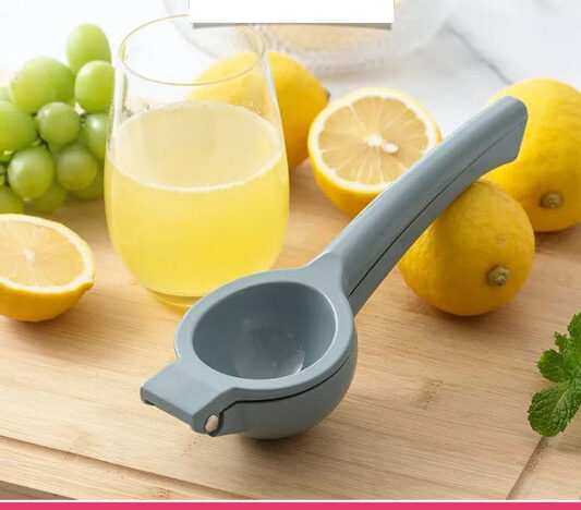 Plastic Citrus Press Lemon Squeezer -- Easy Juicer for Home Use
