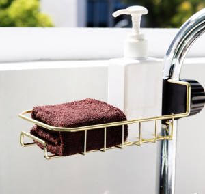 Sink Faucet Sponge Holder Sink Caddy Organizer