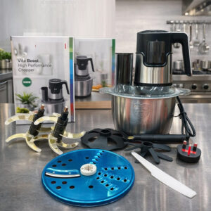 High Performance Electric Food Chopper 1800W -- Stainless Steel Bow