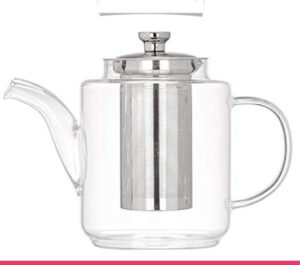Borosilicate Glass Teapot with Stainless Steel Infuser
