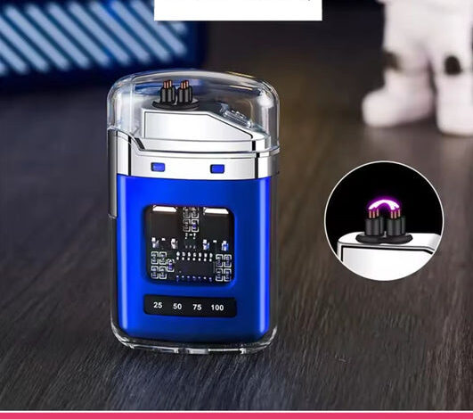 Rechargeable USB Arc Lighter With Ignition and LED Power Display
