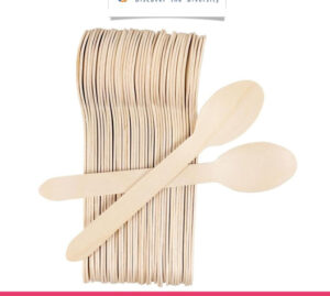 Pack of 36 - Disposable Wooden Spoons Wooden Utensils