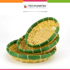 Round Bread Basket, Round Eco-Friendly Fruit & Bread Tray