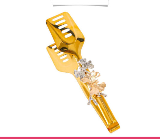 Stainless Steel Luxury Frying Oil Straining Tong