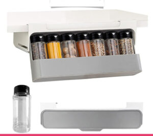 Kitchen Cupboard Store Under Shelf Spice Rack