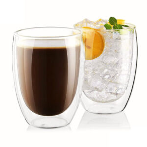 Double Wall Glass Drinking Glass