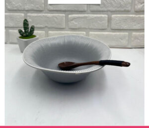 Flower Pattern Ceramic Bowl