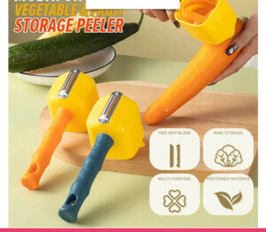 Fruit & Vegetable Storage Peeler with Container