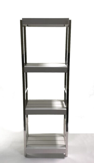 Heavy Duty Stainless Steel Rods Wooden Shelves Rack, Multipurposed Rack, Shoe Organizer, Kitchen Shelves Organizer Rack Books Shelves Rack Books Organizer, Outdoor Plant Pots Stand