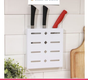 Plastic Wall-Mounted Knife Holder
