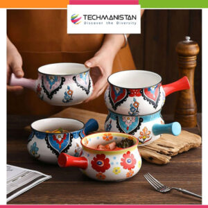 Random Color/Print Korean Bowl With Handle