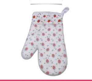 Random Design Cotton Gloves with Silicon Coating