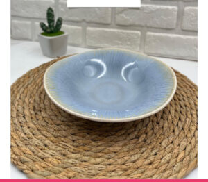 Round Ceramic Salad Bowl