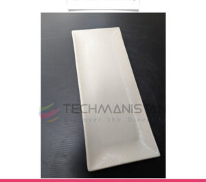 Textured Stoneware Rectangular Serving Plate
