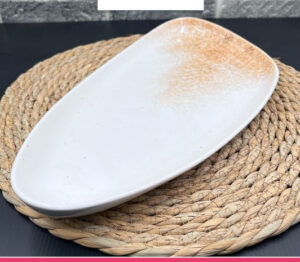 Triangle Ceramic Serving Plate